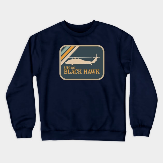 UH-60 Black Hawk Crewneck Sweatshirt by Tailgunnerstudios